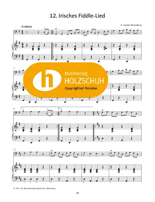 Irisches Fiddle-Lied